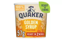 Quaker Oat So Simple Golden Syrup Flavour Porridge Pot 57g