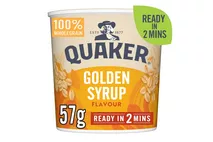 Quaker Oat So Simple Golden Syrup Porridge Pot 57g Quaker Oat So Simple Golden Syrup Porridge Pot 57g