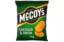 McCoy's Cheddar & Onion Crisps 47.5g