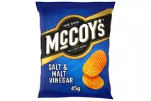 McCoy's Salt & Malt Vinegar Crisps 45g