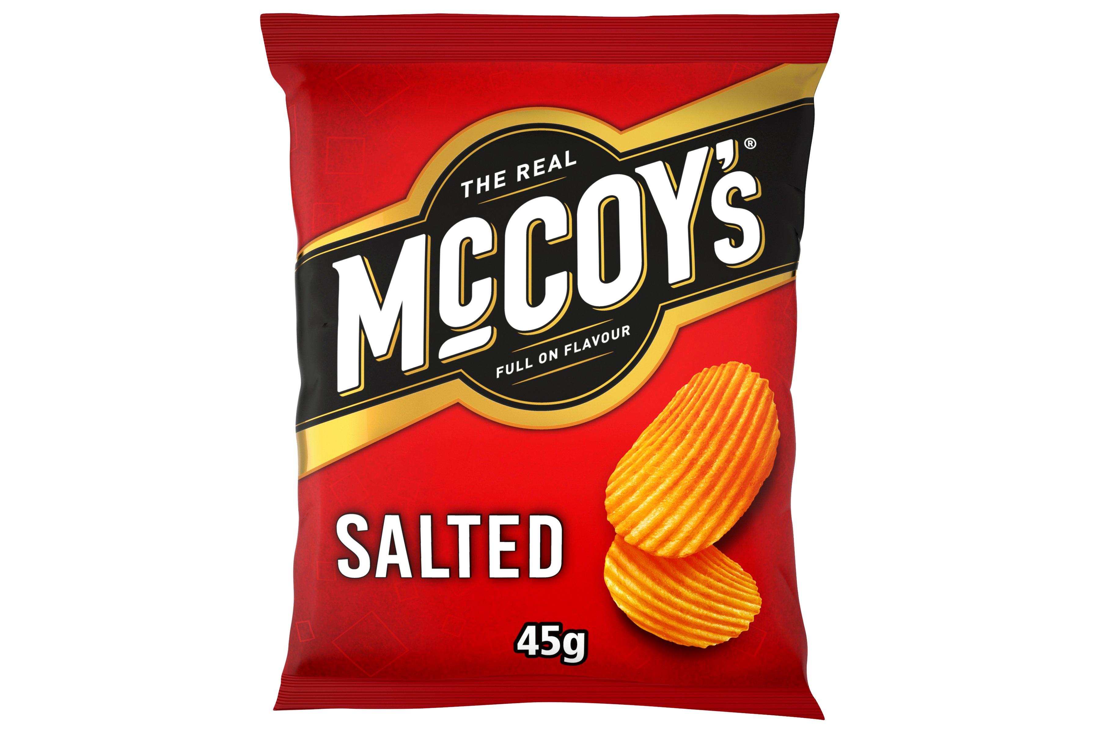 McCoy's Salted Crisps 47.5g     36 x 47.5g