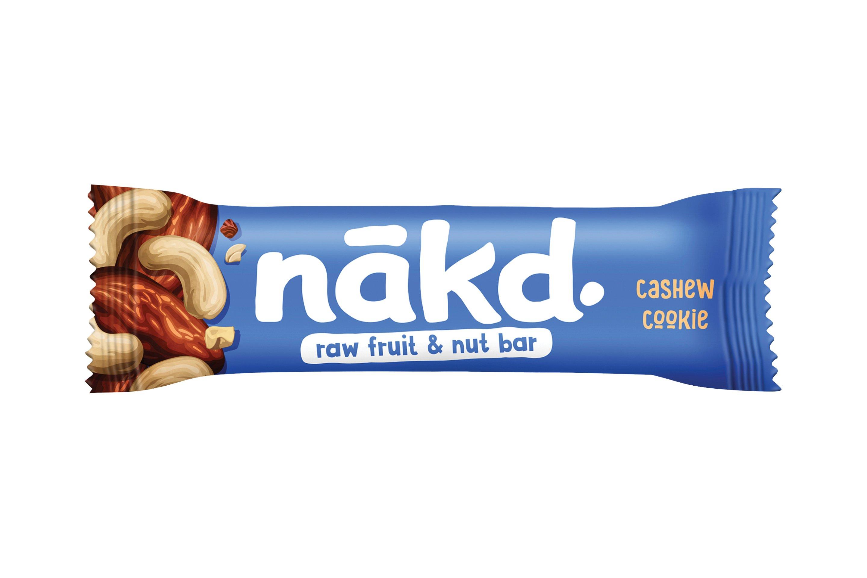 Nakd Cashew Cookie Fruit & Nut Bar 35g 18 x 35g