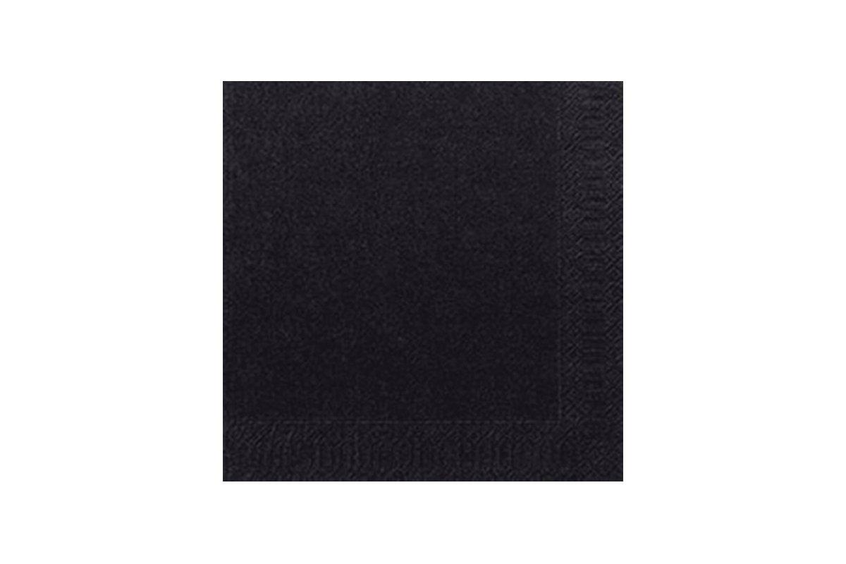 Duni Black 2 Ply Napkin 33cm     1 x 2000