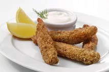 M&J Seafood Yellow Fin Sole Goujons in Sea Salt & Cracked Black Pepper Breadcrumbs M&J Seafood Yellow Fin Sole Goujons in Sea Salt & Cracked Black Pepper Breadcrumbs