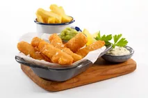M&J Seafood Battercrisp MSC Cod Goujons (skinless, boneless) M&J Seafood Battercrisp MSC Cod Goujons (skinless, boneless)