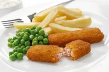 M&J Seafood Omega 3 Breaded MSC Alaska Salmon Fish Finger M&J Seafood Omega 3 Breaded MSC Alaska Salmon Fish Finger