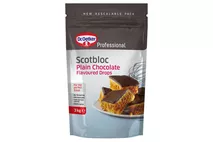 Dr. Oetker Professional Scotbloc Plain Chocolate Flavoured Drops 3kg Dr. Oetker Professional Scotbloc Plain Chocolate Flavoured Drops 3kg