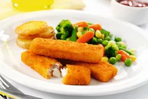 M&J Seafood Omega 3 Breaded MSC Cod Fillet Fish Finger M&J Seafood Omega 3 Breaded MSC Cod Fillet Fish Finger