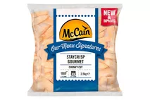 McCain Our Menu Signatures Staycrisp Gourmet Crispy Coated Chunky Chips 2.5kg McCain Our Menu Signatures Staycrisp Gourmet Crispy Coated Chunky Chips 2.5kg