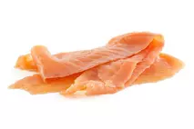 M&J Seafood Long Sliced Oak Smoked Salmon (skinless, boneless)