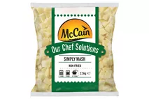 McCain Our Chef Solutions Simply Mash Non Fried 2.5kg McCain Our Chef Solutions Simply Mash Non Fried 2.5kg