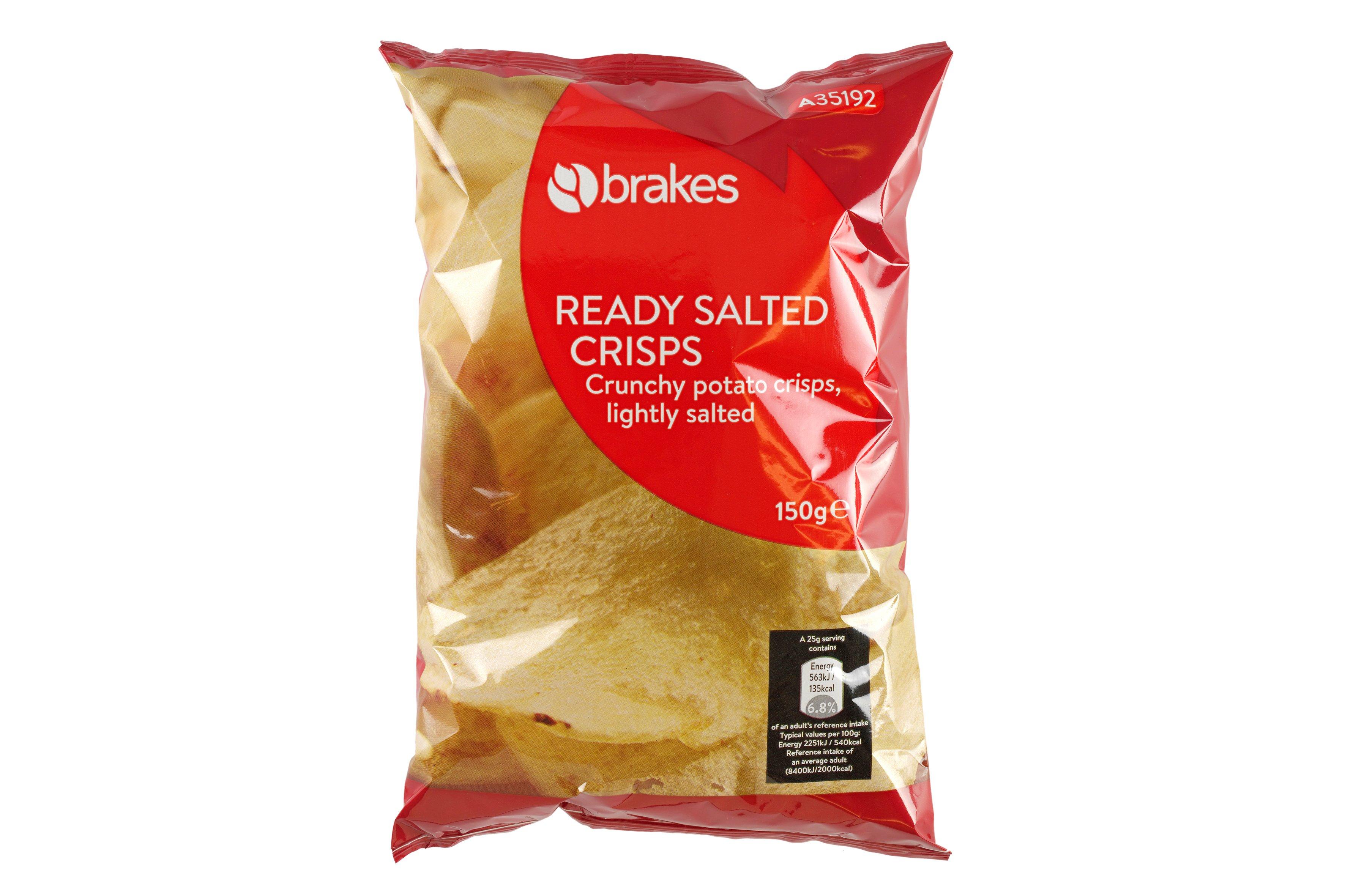 Brakes Ready Salted Crisps 1 x 12