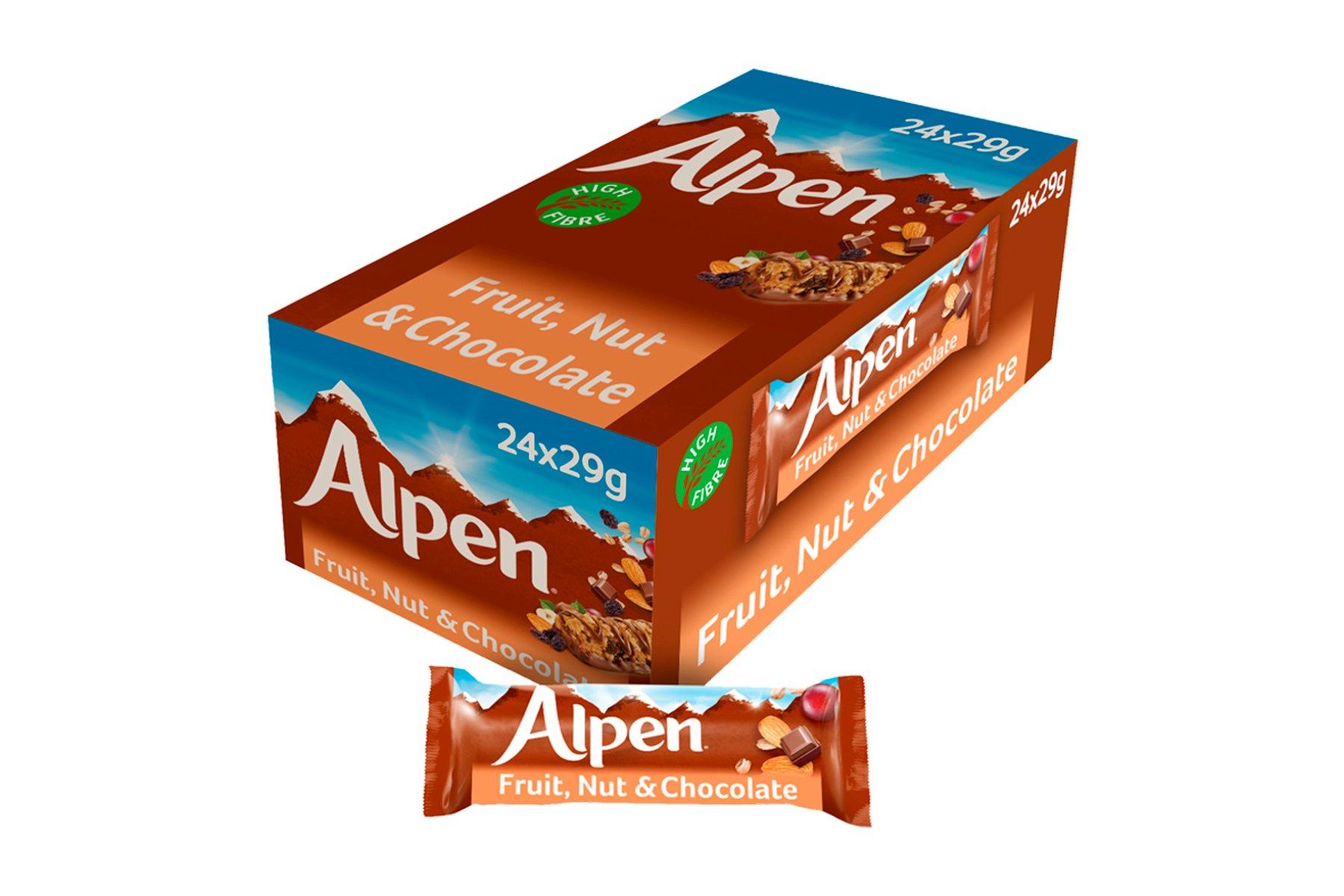 Alpen Bars Fruit & Nut with Milk Chocolate 29g 24 x 29g