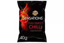 Walkers Sensations Thai Sweet Chilli Crisps 40g Walkers Sensations Thai Sweet Chilli Crisps 40g