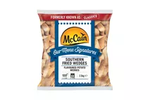 McCain Menu Signatures Southern Fried Flavoured Potato Wedges 2.5kg McCain Menu Signatures Southern Fried Flavoured Potato Wedges 2.5kg