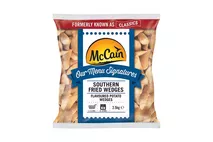 McCain Menu Signatures Southern Fried Flavoured Potato Wedges 2.5kg McCain Menu Signatures Southern Fried Flavoured Potato Wedges 2.5kg