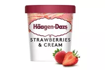 Häagen-Dazs Strawberries & Cream Ice Cream Häagen-Dazs Strawberries & Cream Ice Cream