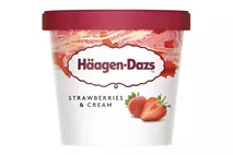Häagen-Dazs Strawberries & Cream Ice Cream