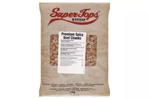 Tulips Super Tops Premium Spicy Beef Chunks 1kg Tulips Super Tops Premium Spicy Beef Chunks 1kg