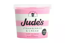 Jude's Strawberries And Cream Dairy Ice Cream