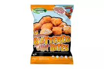 Meadowvale Battered Chicken Fillet Bites 25-35g Meadowvale Battered Chicken Fillet Bites 25-35g