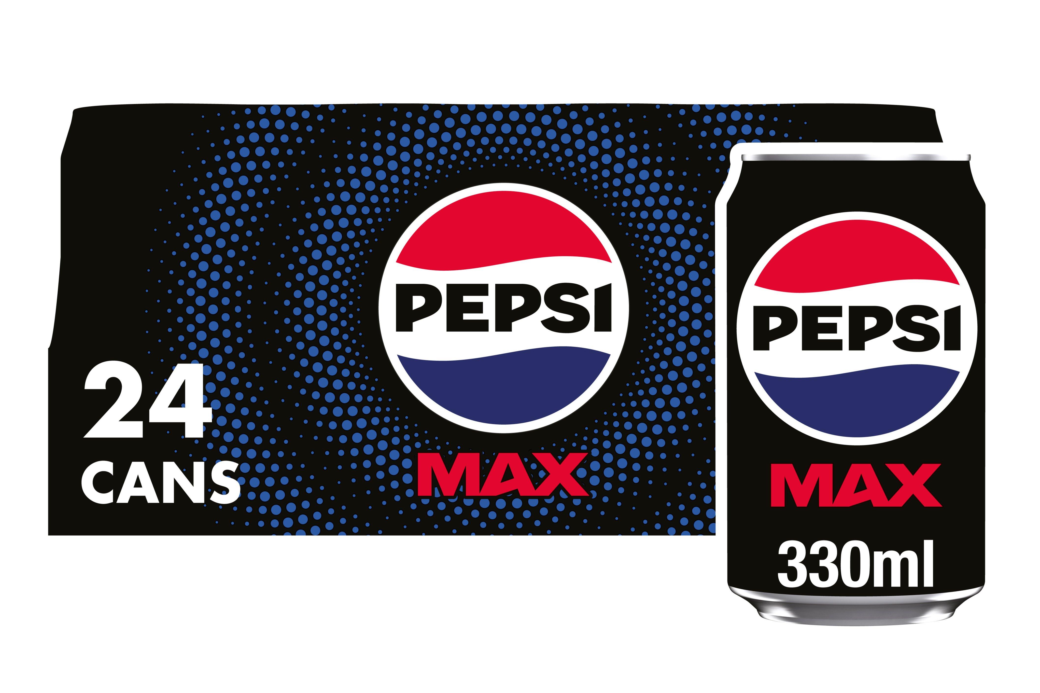 Pepsi Max Cola 330ml     24 x 330ml