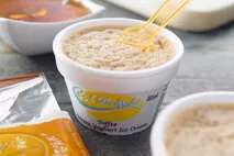 Cool Delight Desserts Toffee Yogurt Flavour Ice Cream Insulated Tubs 80mls Cool Delight Desserts Toffee Yogurt Flavour Ice Cream Insulated Tubs 80mls