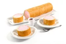 Brakes Strawberry Ripple Ice Cream Sponge Roll Brakes Strawberry Ripple Ice Cream Sponge Roll