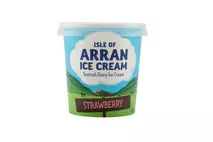 Arran Strawberry Ice Cream Individual Tubs