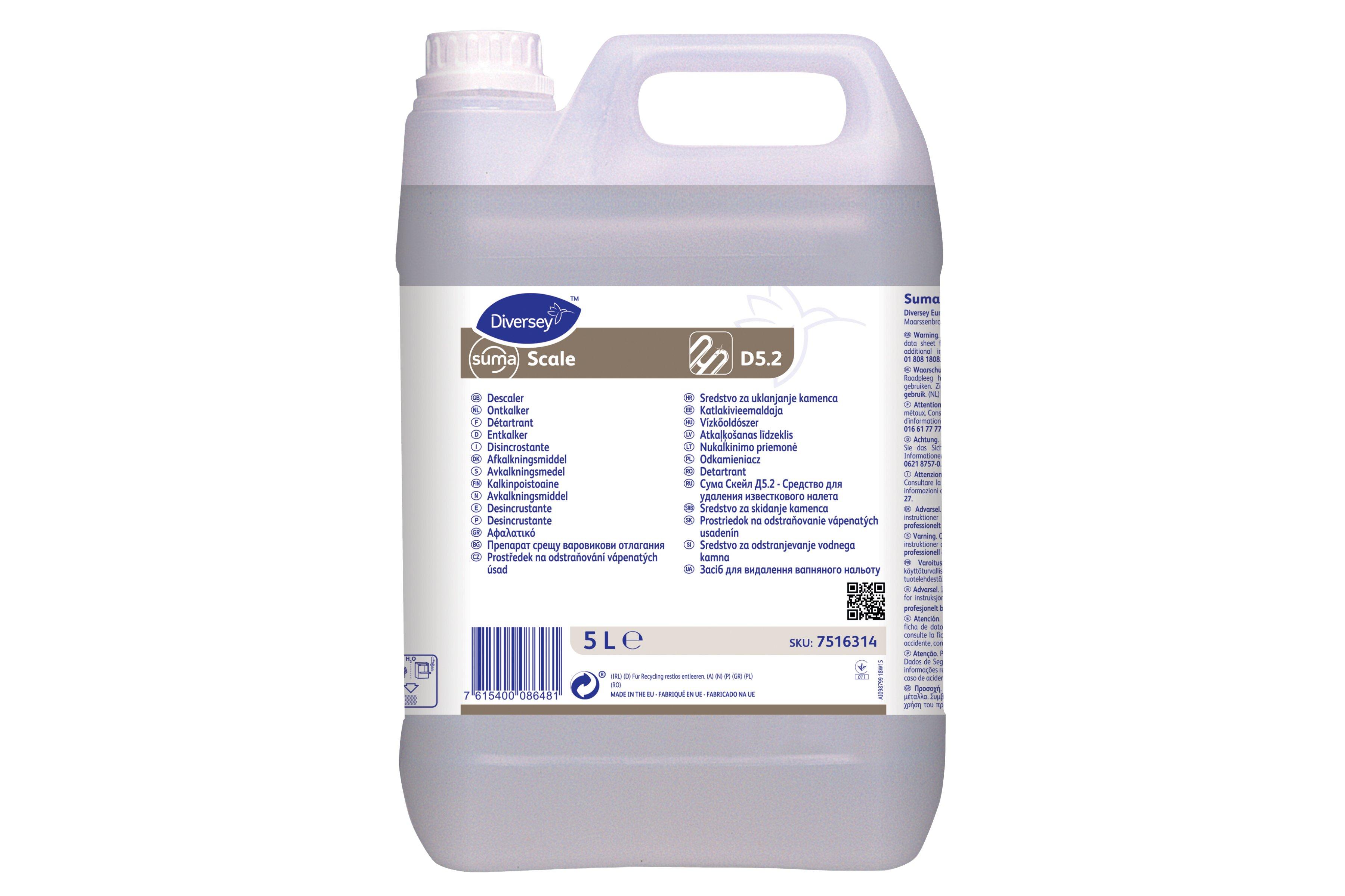 Diversey D5.2 Suma Scale Descaler 2 x 5ltr