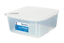 Stewart Clear Plastic Square Cake Container 6.5ltr (228.76oz) Stewart Clear Plastic Square Cake Container 6.5ltr (228.76oz)