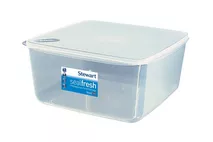 Stewart Clear Plastic Square Food Container 13ltr (457.53oz) Stewart Clear Plastic Square Food Container 13ltr (457.53oz)
