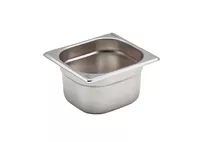 GenWare Stainless Steel Gastronorm GN 1/6 - 10cm Deep GenWare Stainless Steel Gastronorm GN 1/6 - 10cm Deep