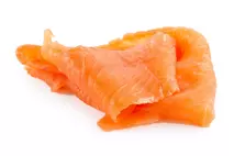 M&J Seafood Long Sliced Oak Smoked Salmon  (skinless, boneless)