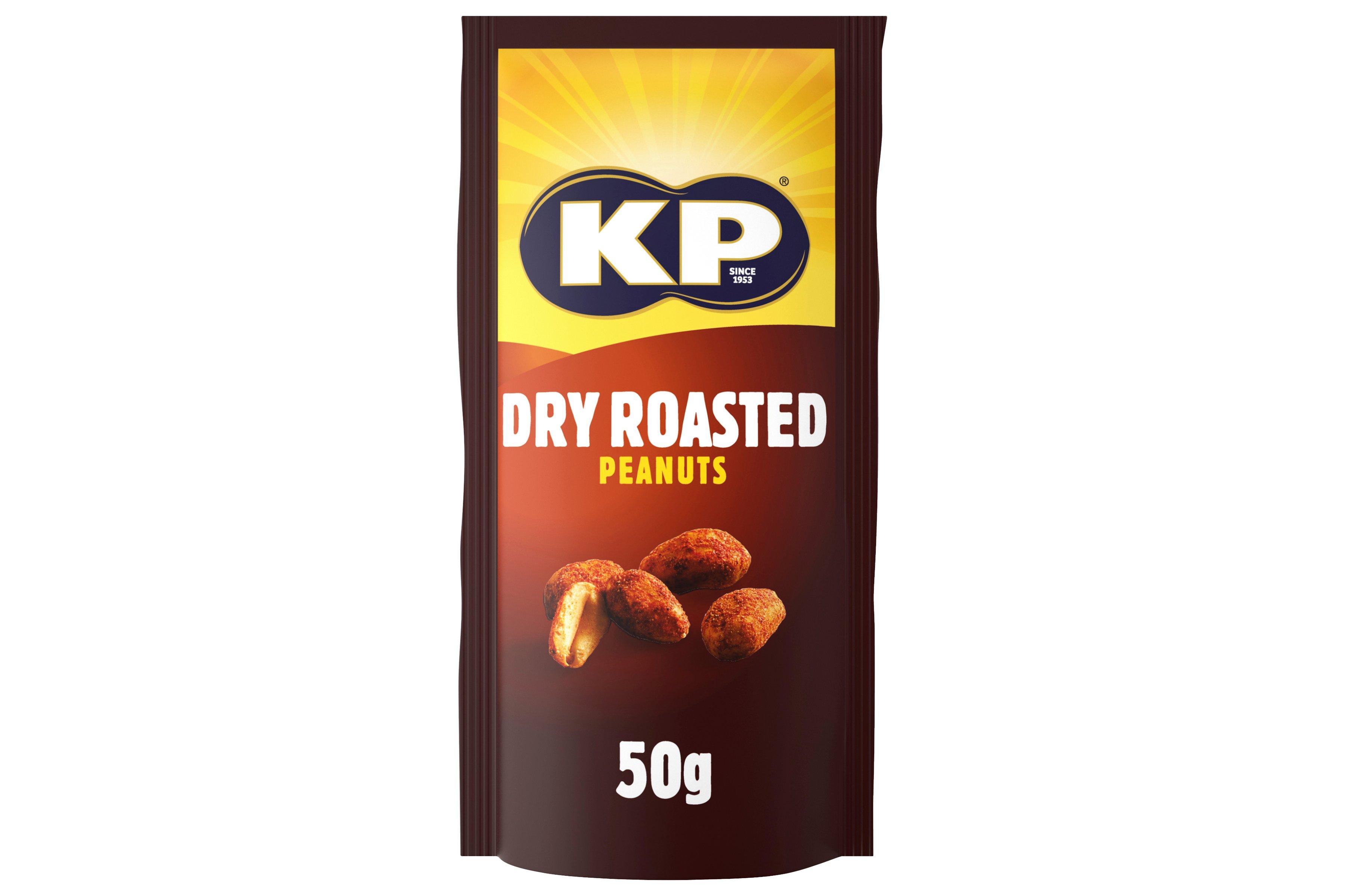 KP Dry Roasted Peanuts 50g 24 x 50g