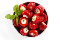 Peppers Stuffed with Cream Cheese Peppers Stuffed with Cream Cheese