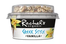 Rachel's Organic Greek Style Vanilla Yogurt with Granola 135g Rachel's Organic Greek Style Vanilla Yogurt with Granola 135g