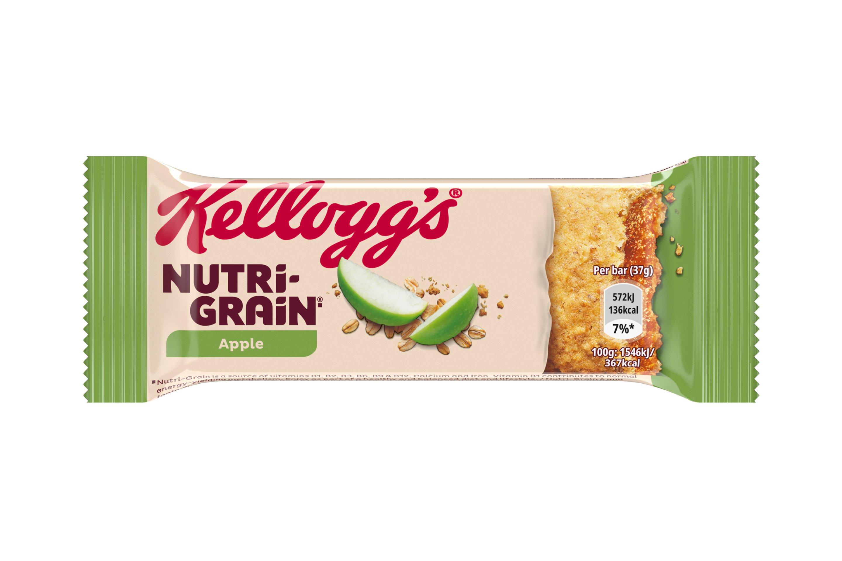 Kellogg's Nutri-Grain Bars Apple 37g     25 x 37g
