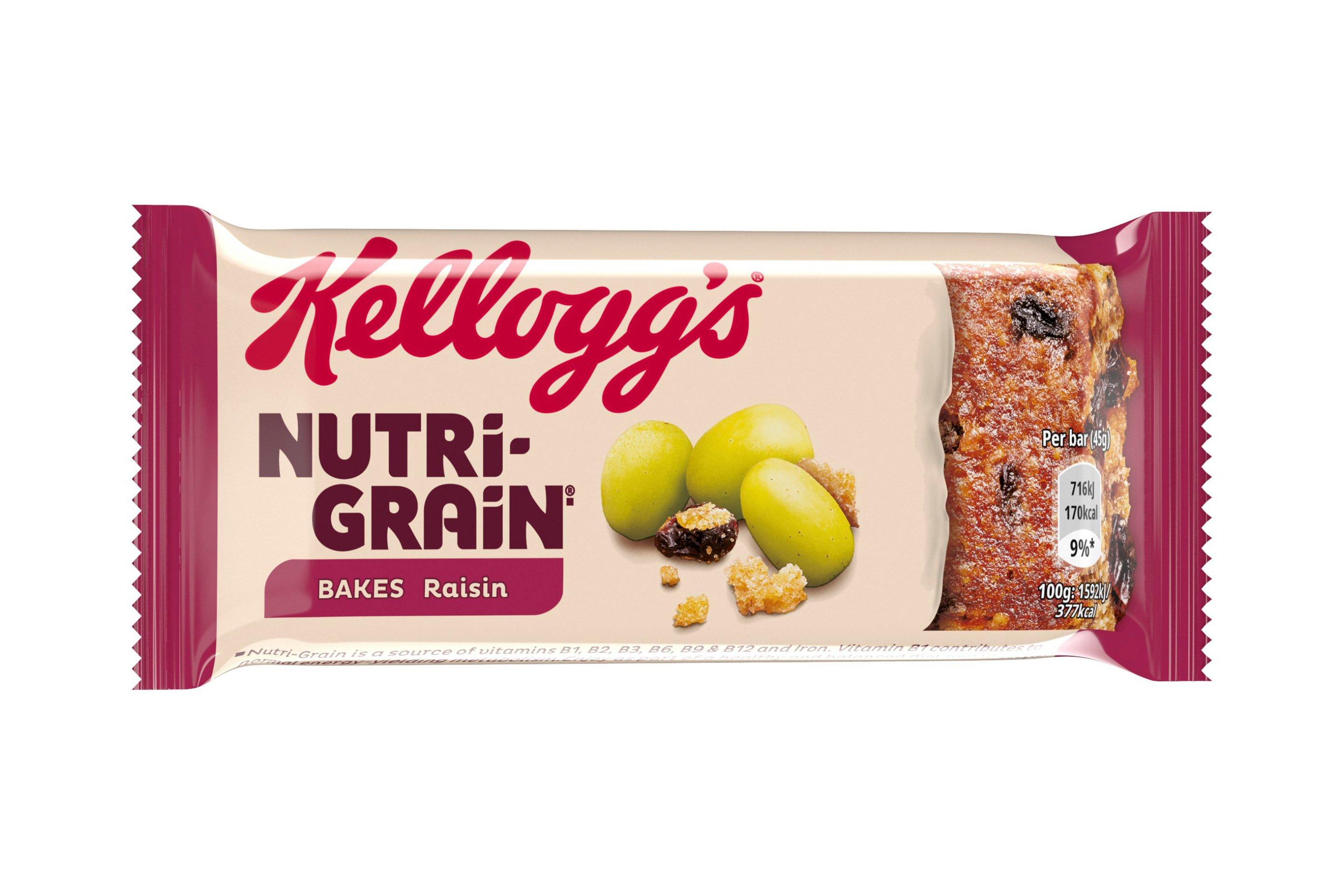 Kellogg's Breakfast Bakes Raisin     24 x 45g