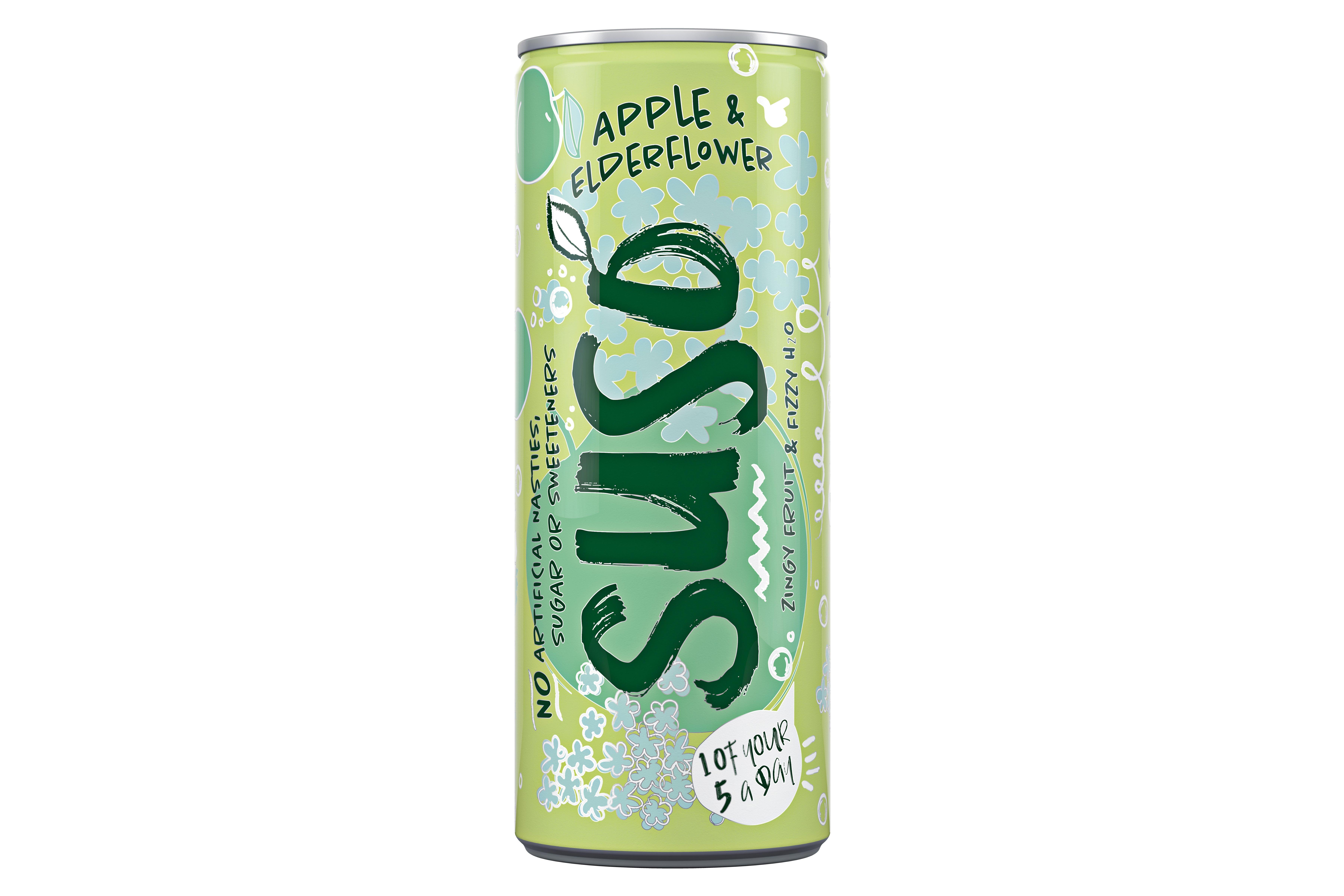 Suso Apple & Elderflower Sparkling Juice 24 x 250ml