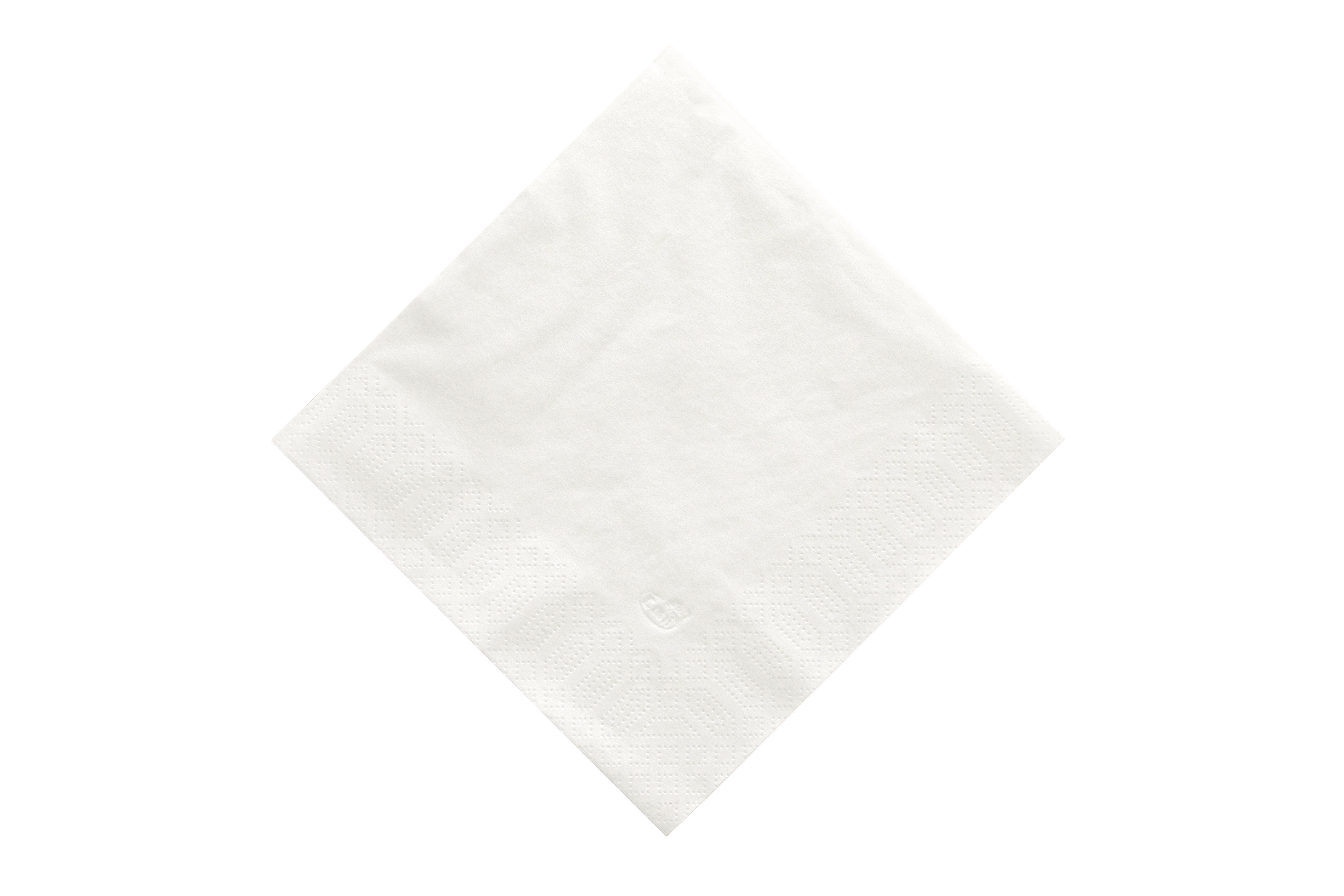 White Napkins, 2 Ply, 33cm     1 x 2000