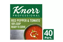 Knorr Professional 100% Soup Red Pepper & Tomato 2.5kg Knorr Professional 100% Soup Red Pepper & Tomato 2.5kg