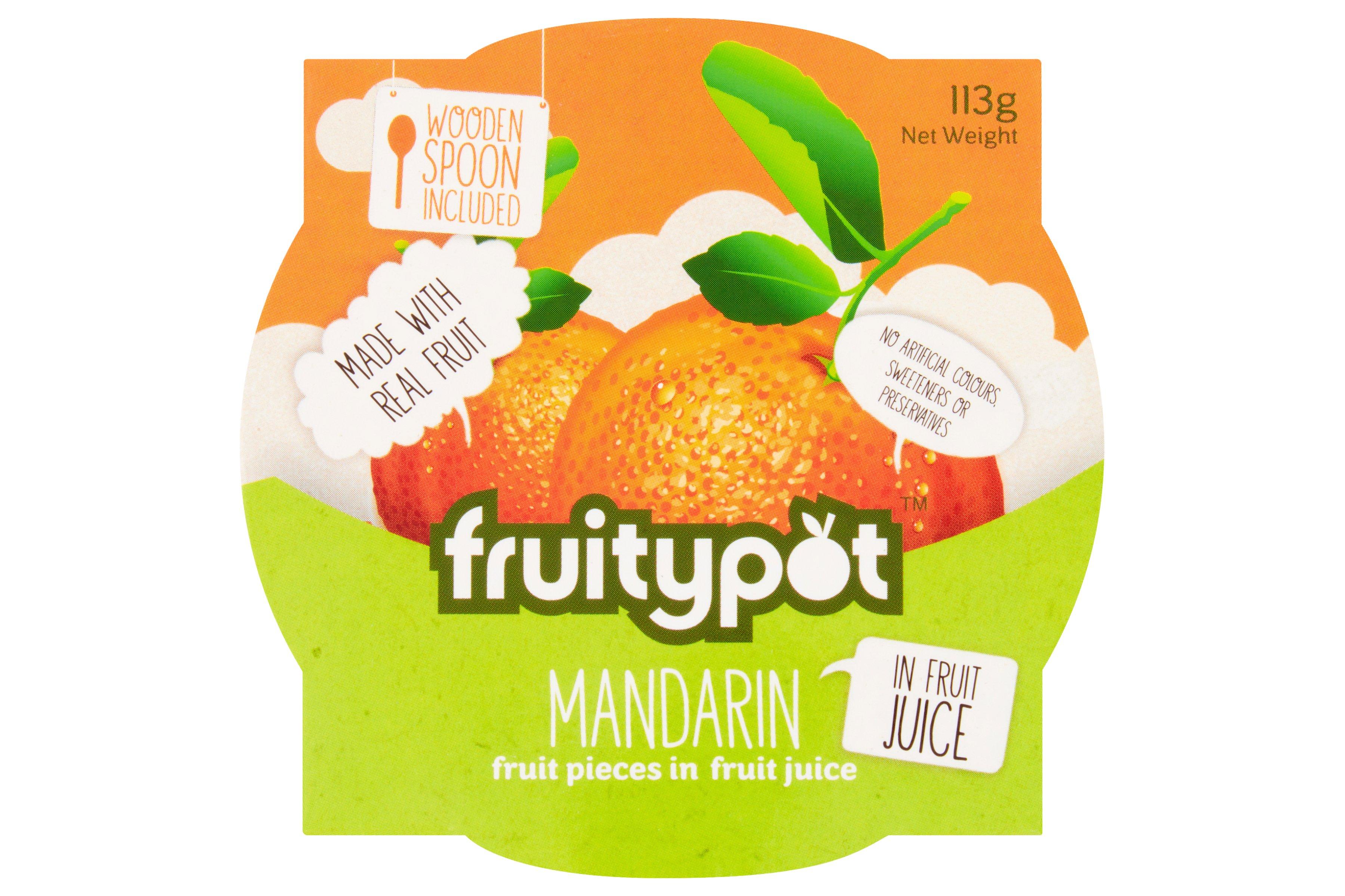Fruitypot Mandarin     18 x 113g