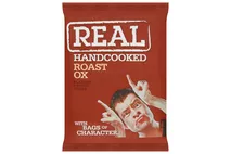 Real Hand Cooked Roast Ox Flavour Potato Crisps Real Hand Cooked Roast Ox Flavour Potato Crisps
