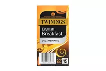 Twinings English Breakfast Decaffeinated Enveloped Tea Bags