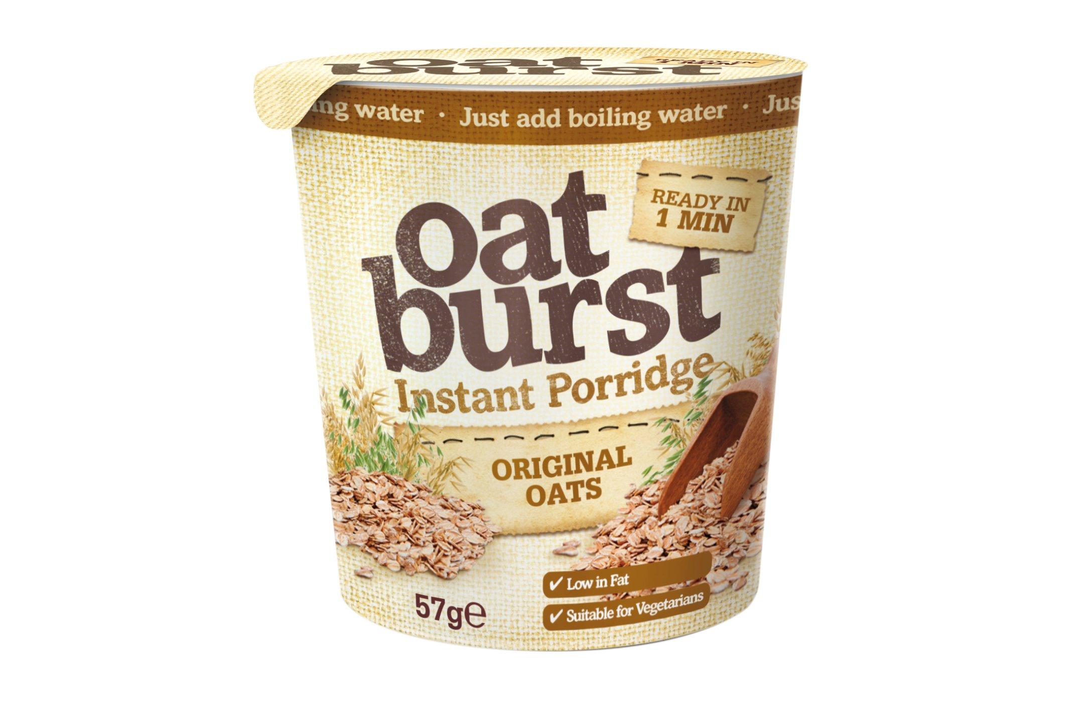 Oatburst Plain Instant Porridge     8 x 57g