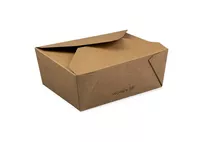 Vegware Kraft Takeaway Container 1300ml (15x12x 6.5cm) Vegware Kraft Takeaway Container 1300ml (15x12x 6.5cm)