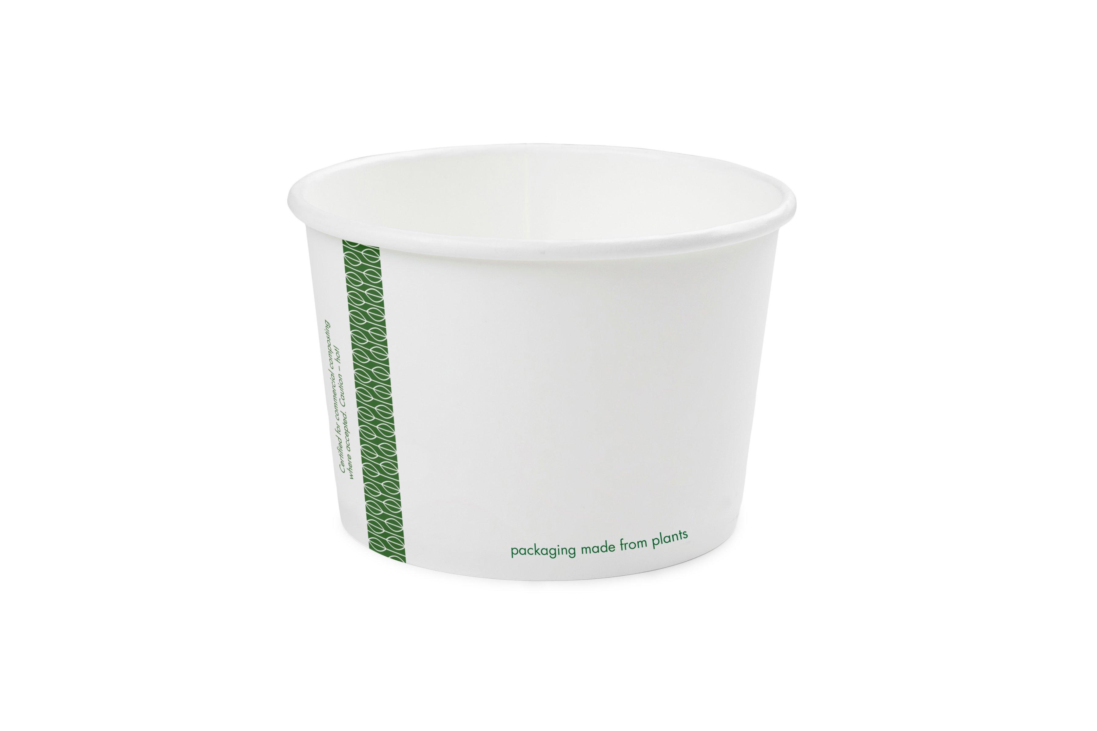 Vegware White Soup Container 16oz/454ml 1 x 500