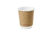 Vegware Kraft Double Walled Cups 8oz/230ml Vegware Kraft Double Walled Cups 8oz/230ml