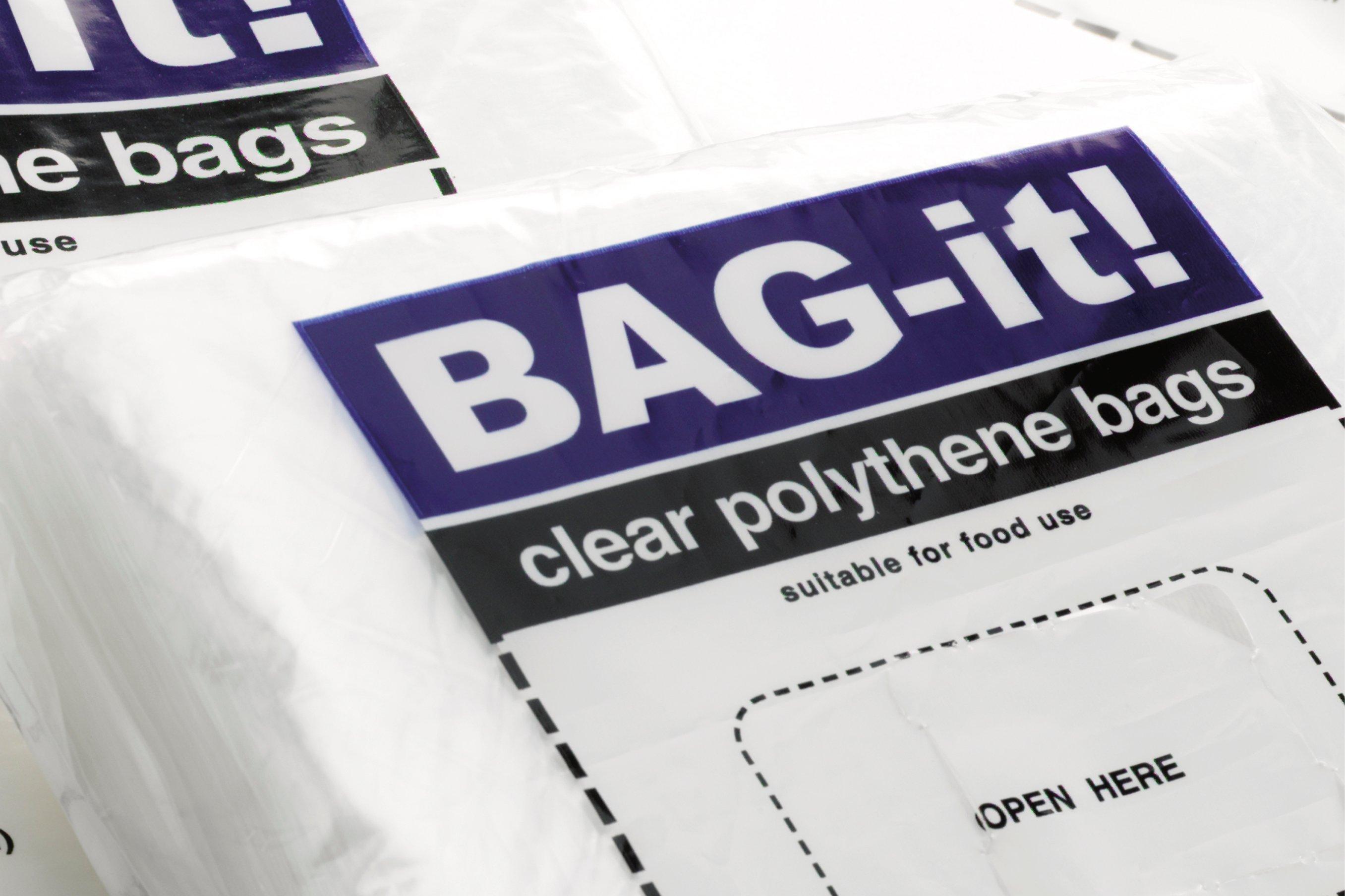 Clear Polythene Food Bags 7x9"""" /17.7x22.8cm 1 x 1000